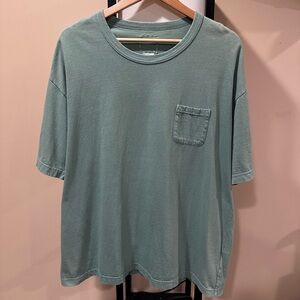 Visvim Jumpo Amplus Green Pocket Short Sleeve T-Shirt